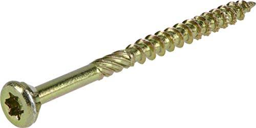 The Hillman Group Gold Wood Screw - #9 x 2.5"