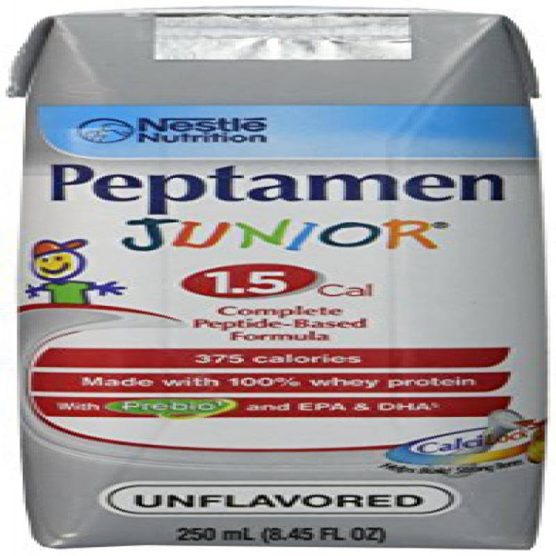 Nestle Peptamen Junior 1.5 Formula - Unflavored, 250ml, 24pk