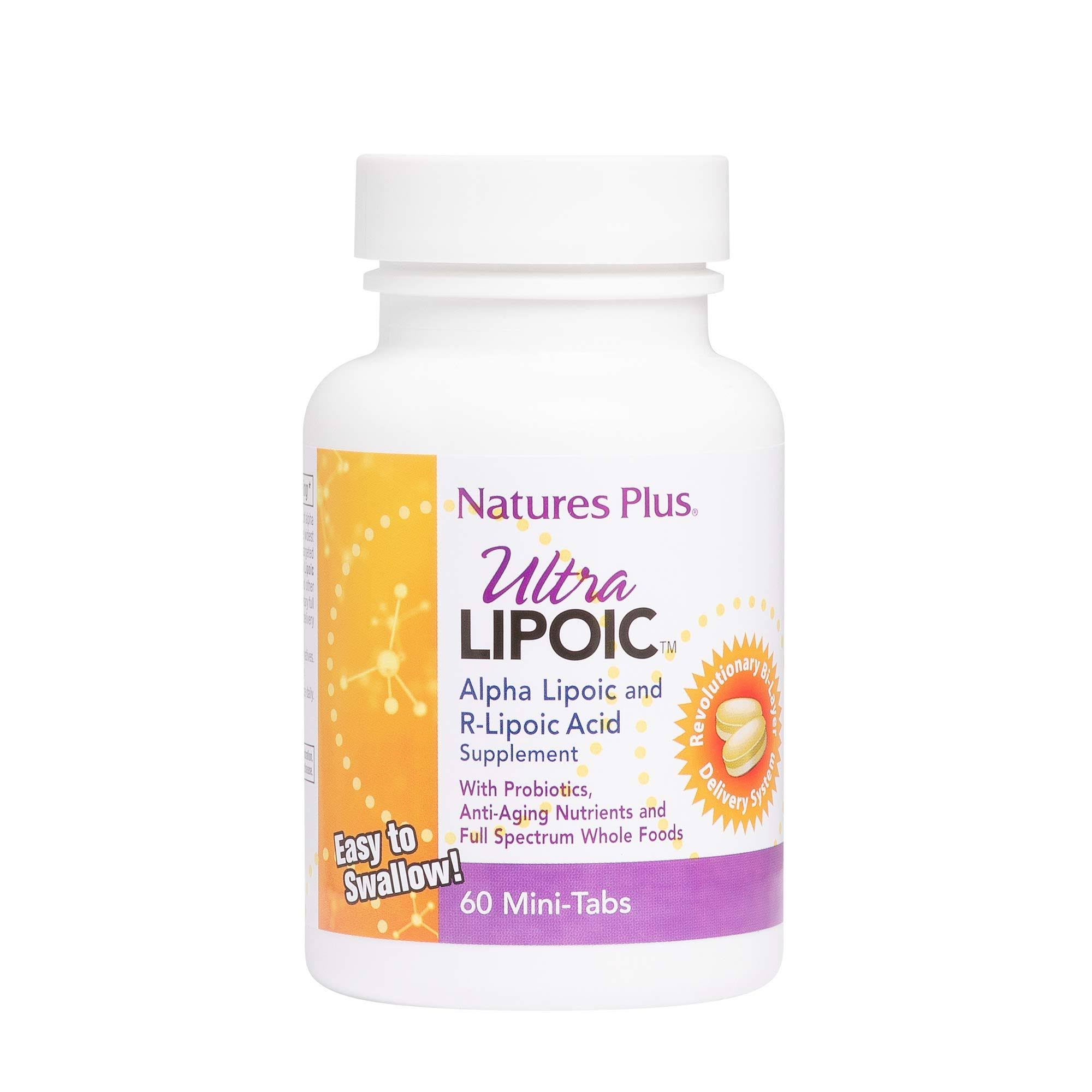 Nature's Plus Ultra Lipoic Supplements - 60 Count