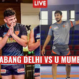 Pro Kabaddi 2022 LIVE Score and Updates: Dabang Delhi lead 17-9 against U Mumba in first half