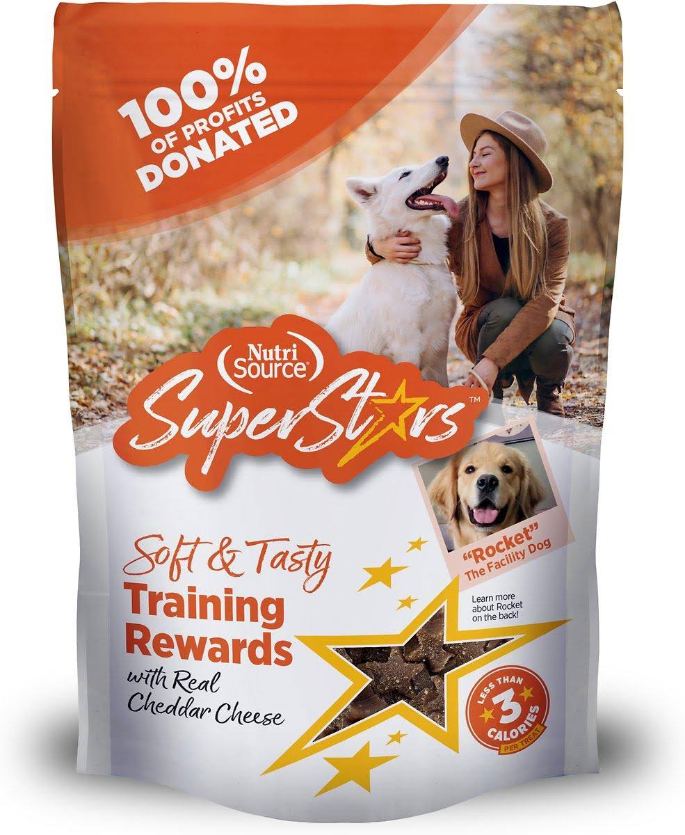 NutriSource Superstar Cheddar Training Dog Treats - 4 oz