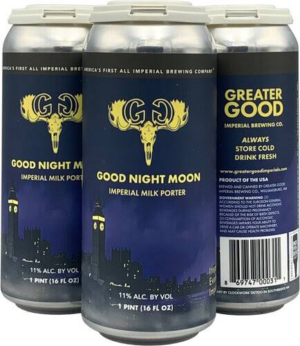 Greater Good Good Night Moon 16oz Cans 16oz