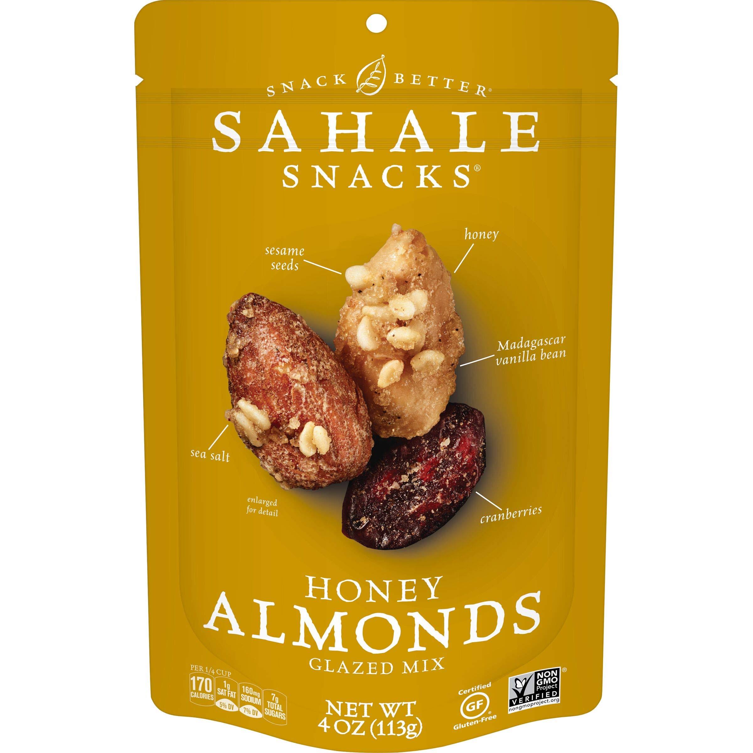 Sahale Snacks Glazed Nuts Almonds - with Cranberries, Honey and Sea Salt, 4oz
