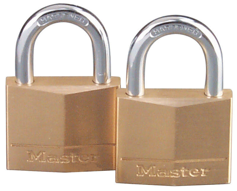 Master Lock Keyed Alike Padlock - Solid Brass