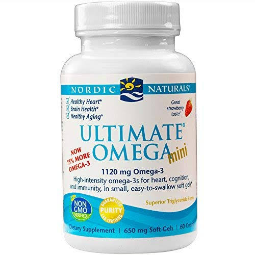 Nordic Naturals Ultimate Omega 500 Supplement - 90ct, Strawberry