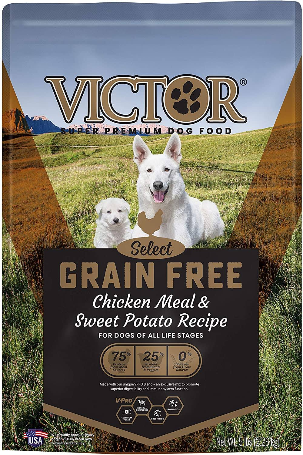 Victor Grain Free Chicken Meal & Sweet Potato Recipe Dry Dog Food - 5 lb Bag