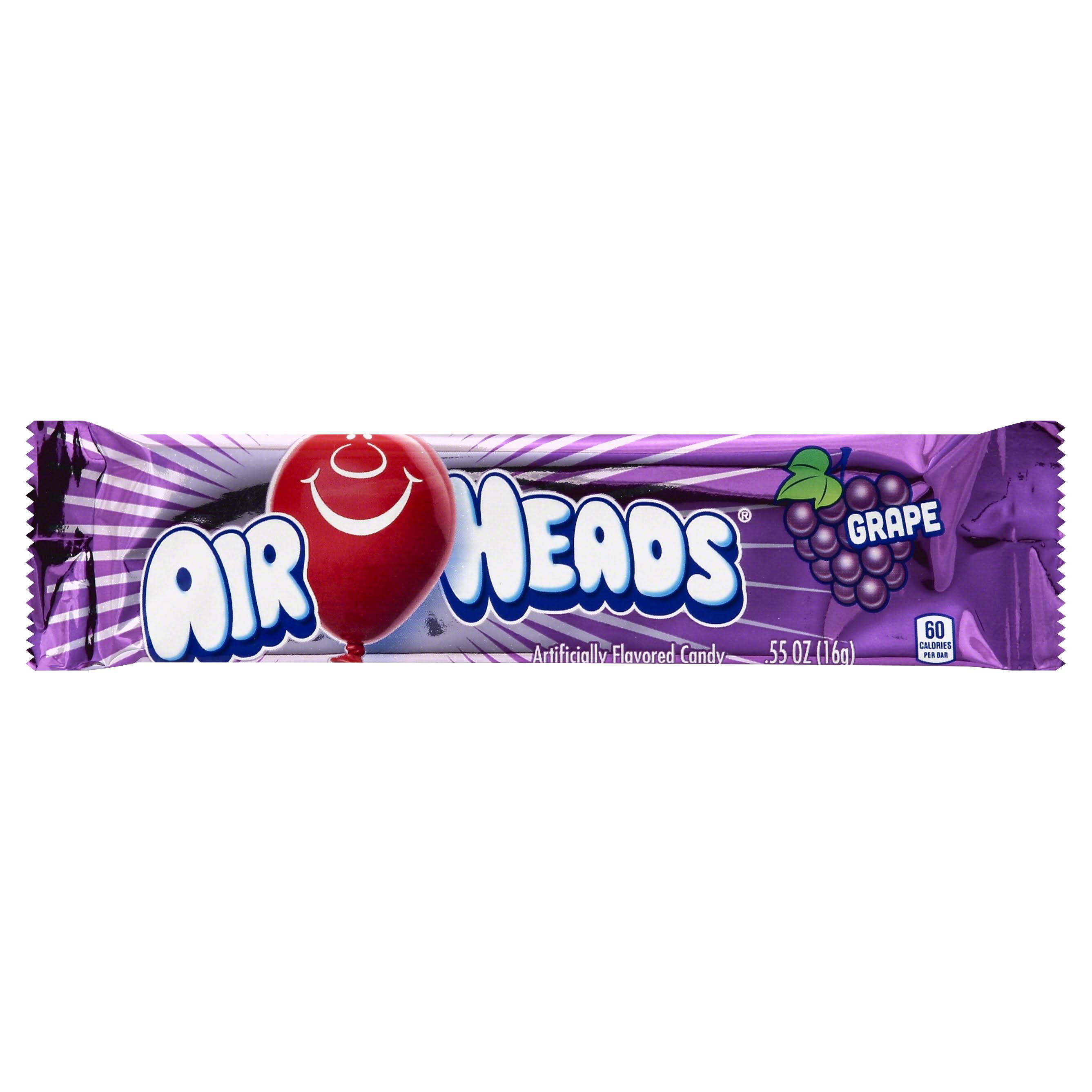 Airheads Candy, Grape - 0.55 oz