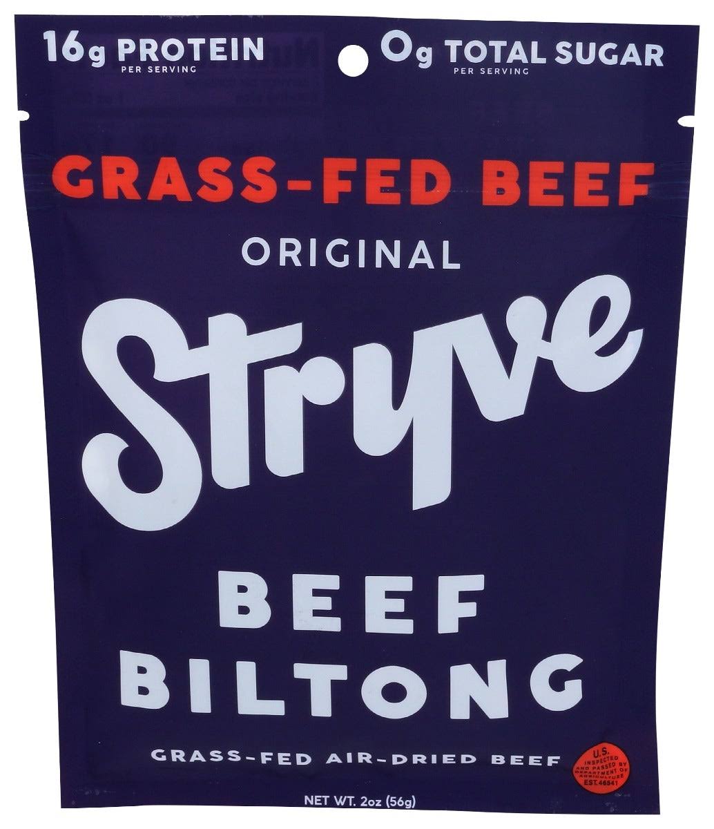 Stryve Original Grass Fed Biltong Beef - 2 oz