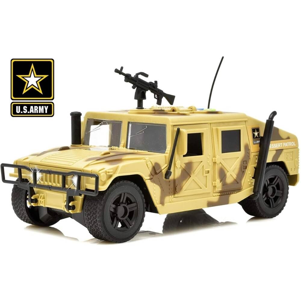 United States Army Desert Patrol Vehicle Lights Sounds Military Truck US