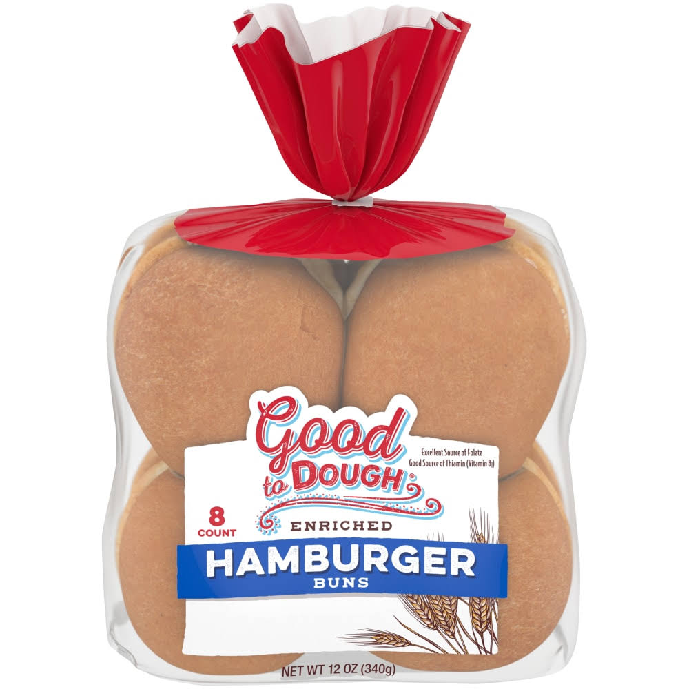Good to Dough Enriched Hamburger Buns - 8 ct