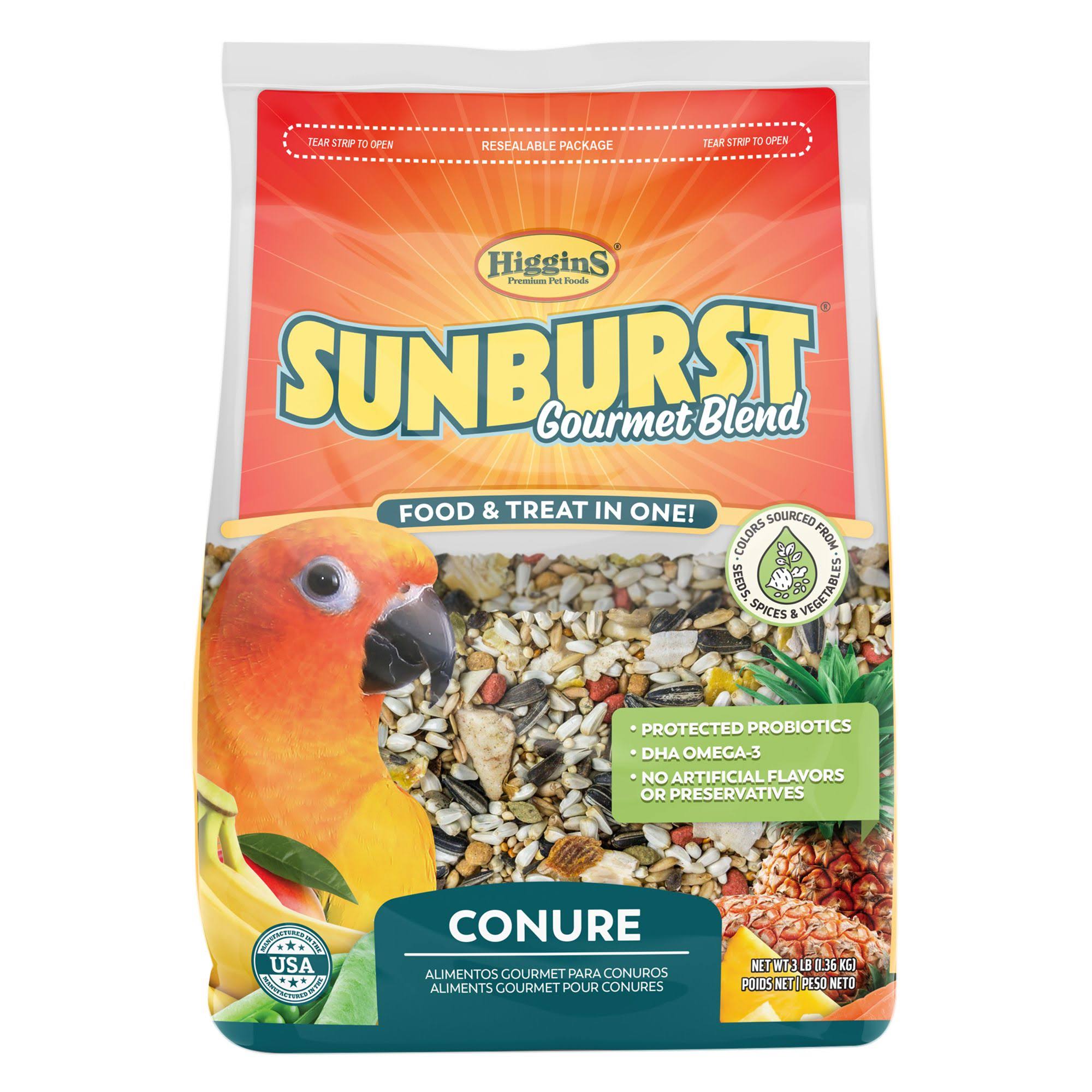 Higgins Sunburst Conure Food