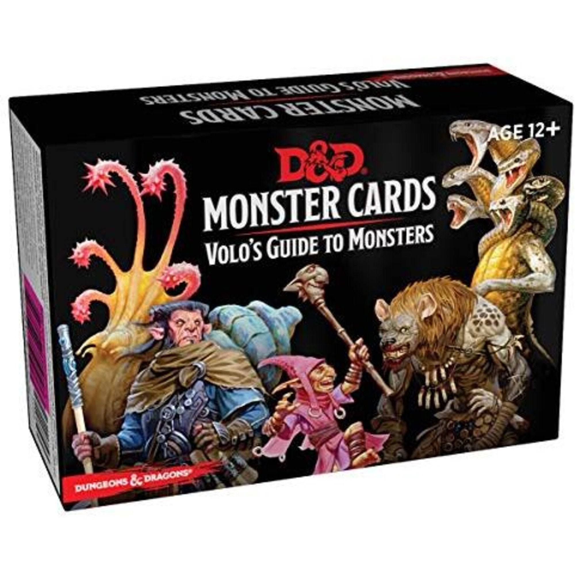 Dungeons and Dragons Spellbook Monters Cards Games