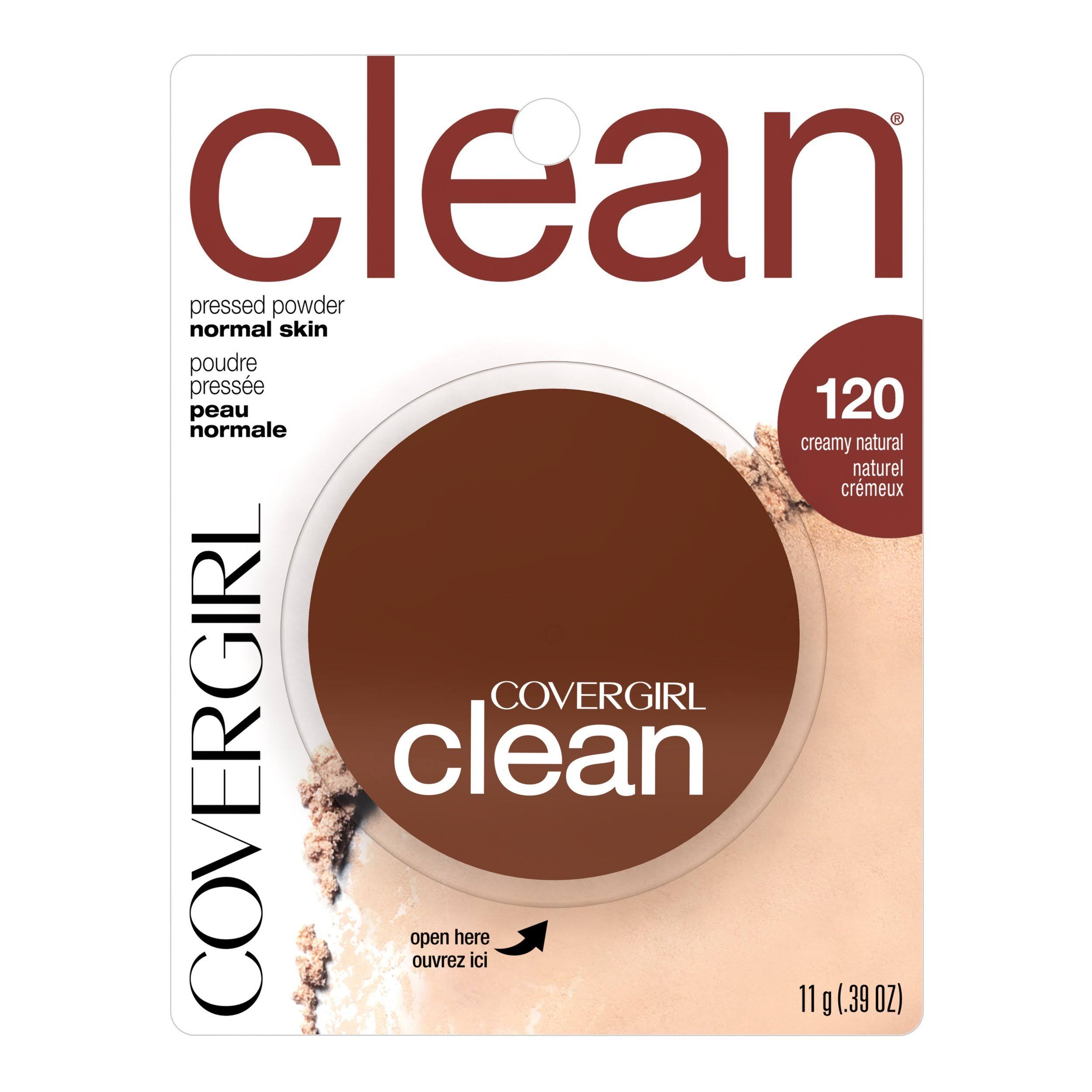 Covergirl Clean Pressed Powder Normal Skin - 120 Creamy Natural