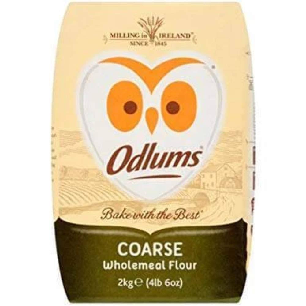 Odlums Coarse Wholemeal Flour (8 x 2kg)