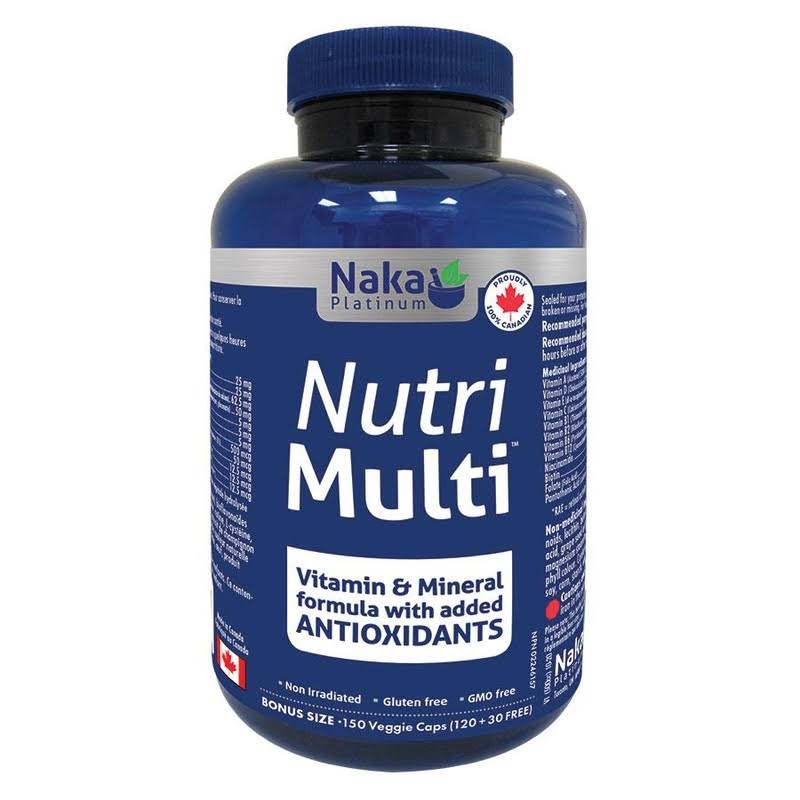 Naka Nutri Multi - 120 + 30 V-caps Bonus | National Nutrition