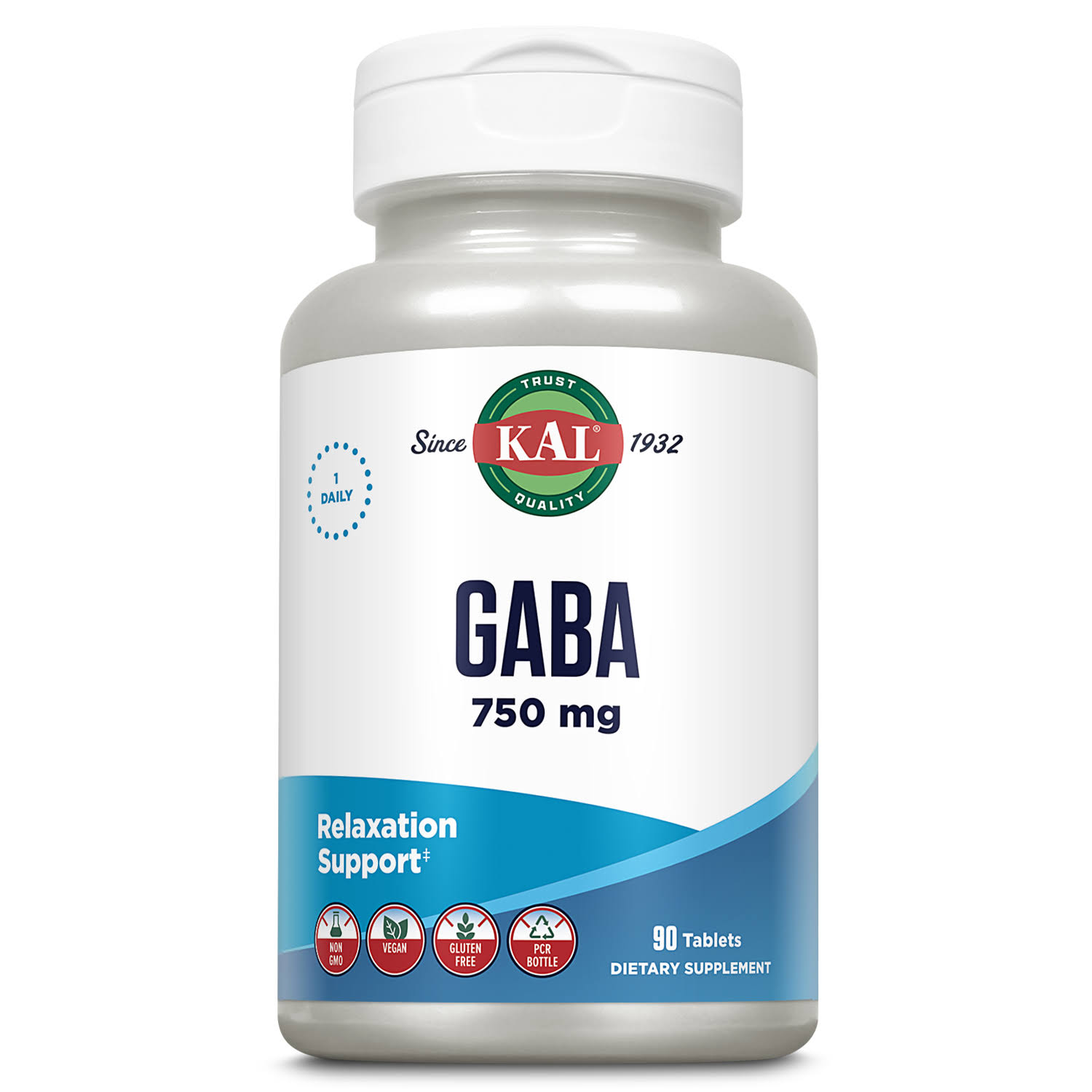 Kal Gaba Supplement - 750mg, 90ct