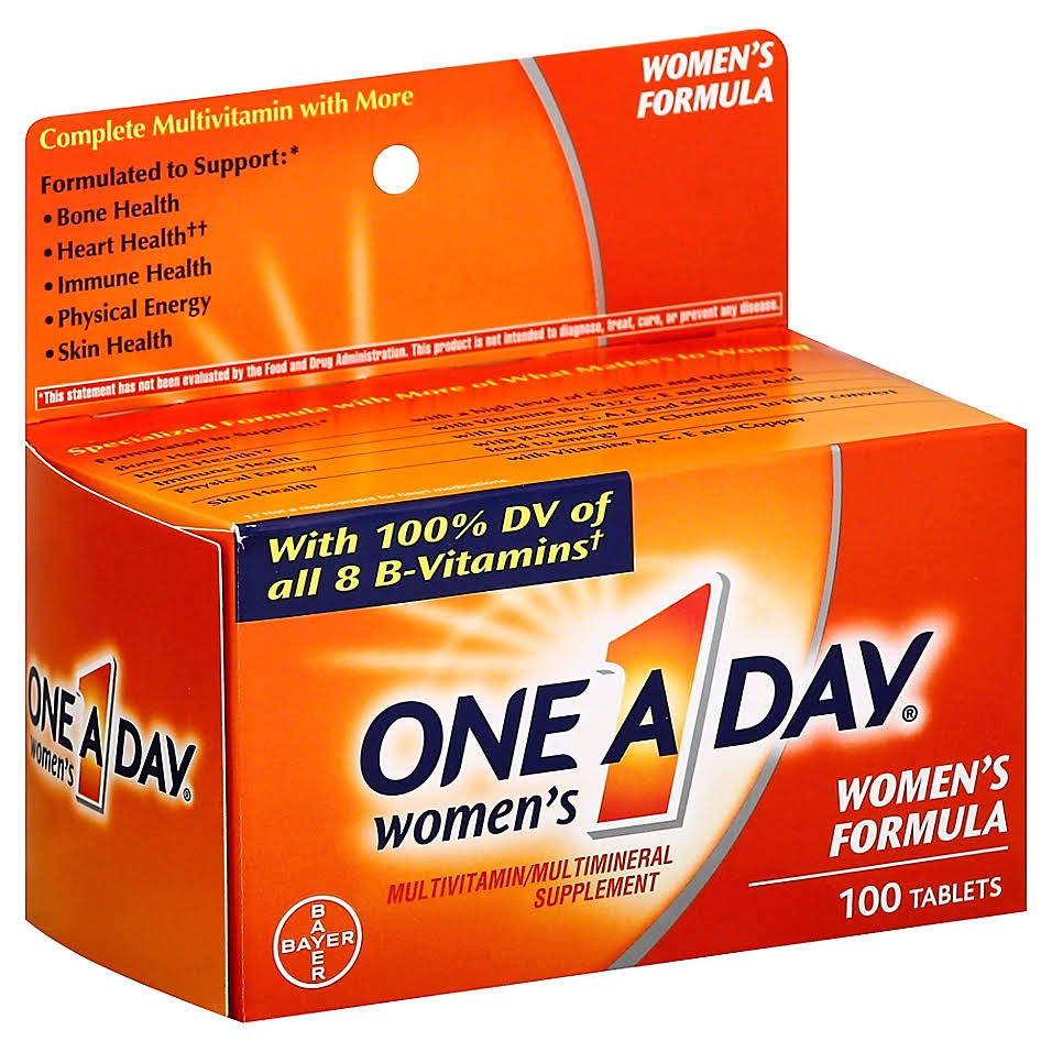 One A Day Complete Multivitamin, Women's, Tablets - 100 tablets