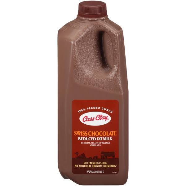 Cass Clay Swiss 2% Reduced Fat Chocolate Milk - 64 fl oz jug
