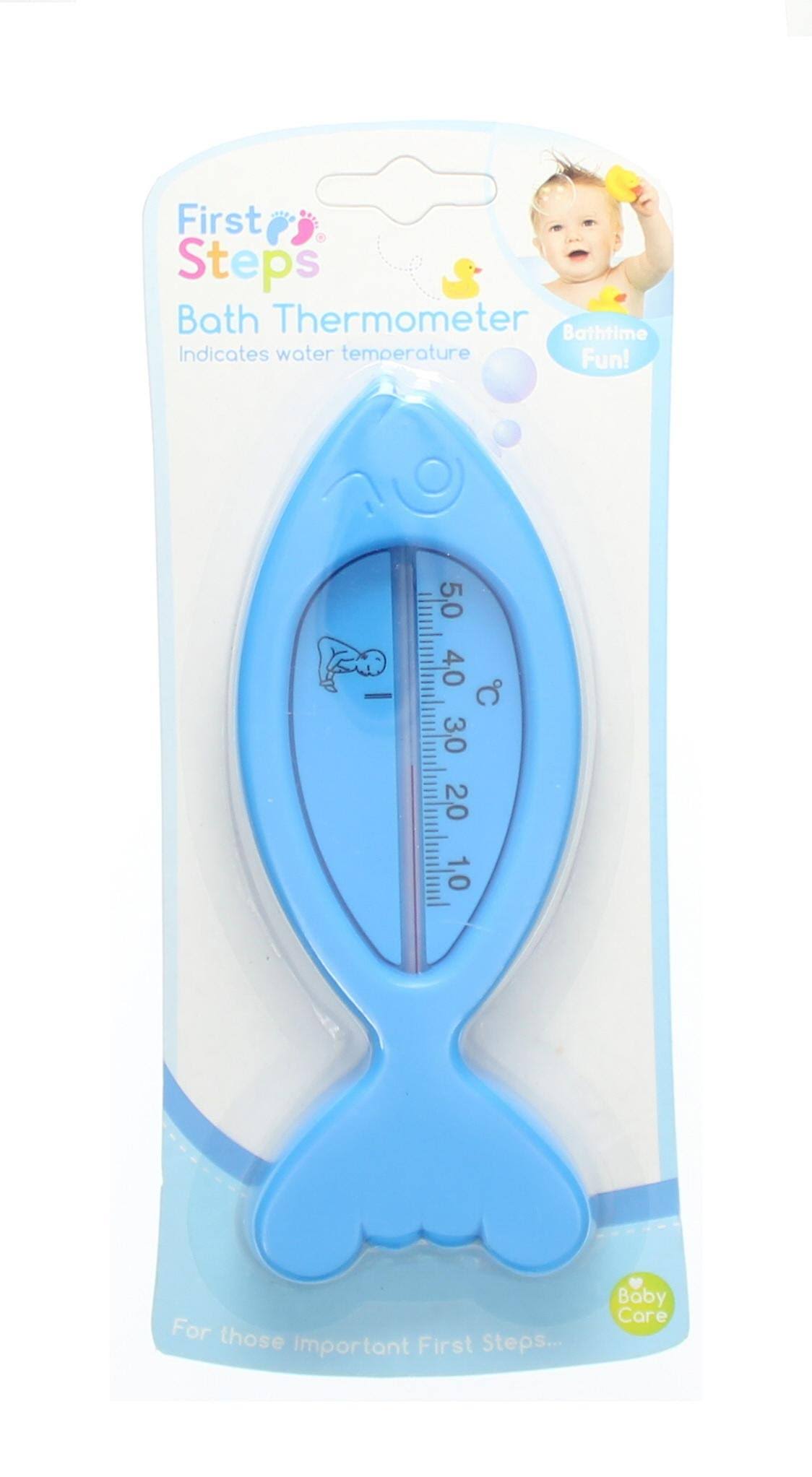 First Steps Fish Shaped Baby Bath Thermometer For Water Temperature