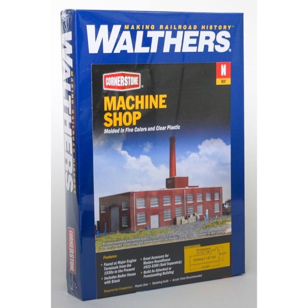 Walthers 933-3264 Cornerstone N Machine Shop Kit - Default Title