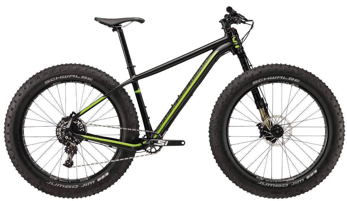 Cannondale Fat CAAD 1 2017 Black/Green Fluo S