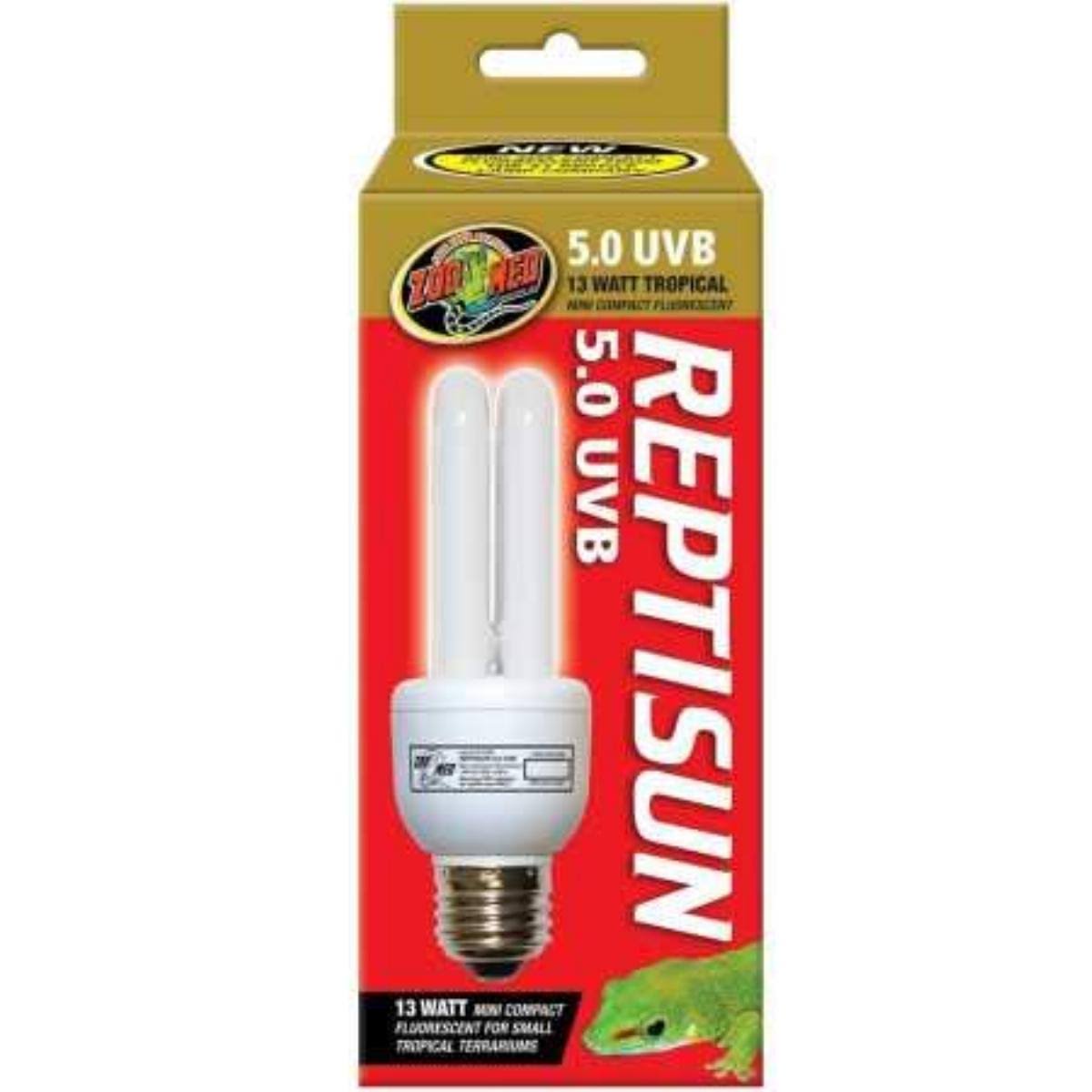 Zoo Med Reptisun 5.0 UVB Mini Compact Fluorescent Bulb - 13W