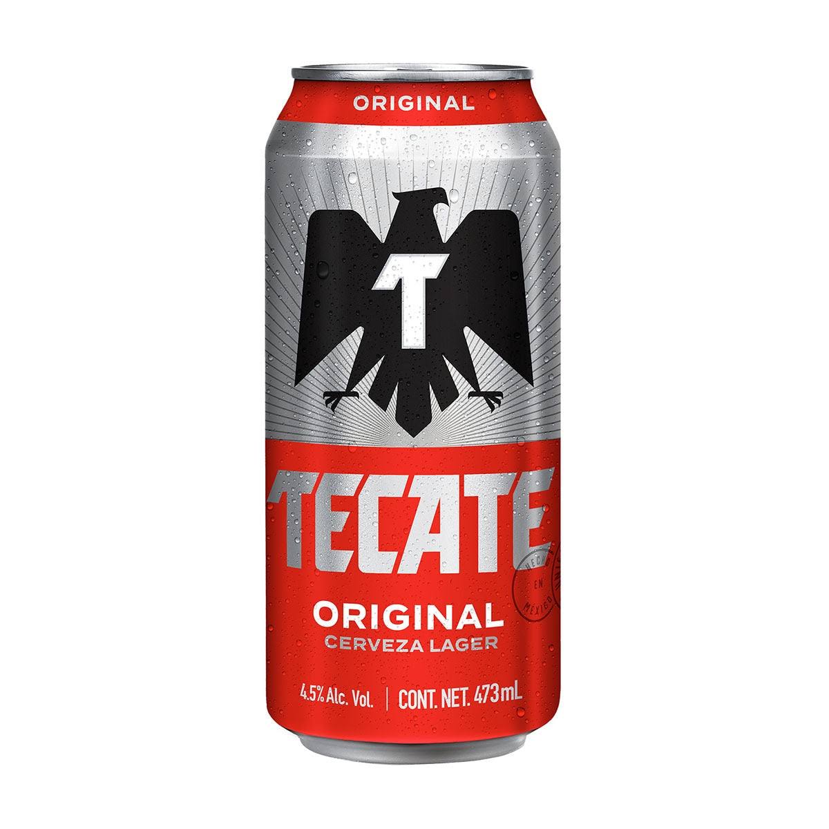 Tecate Beer, Original, Imported - 6 - 16 fl oz (1 pint) cans