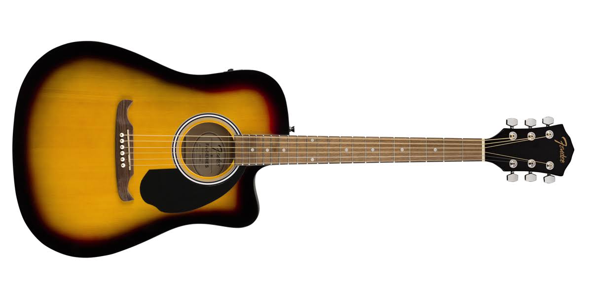 Fender FA-125CE Dreadnought Acoustic Electric Guitar - Sunburst