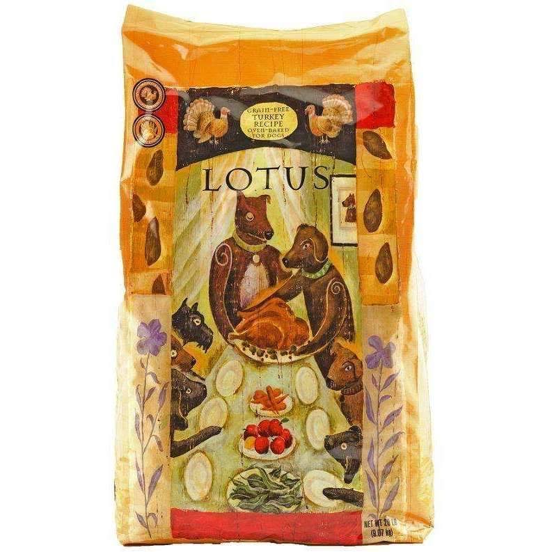 Lotus Oven Baked Turkey Recipe Grain-Free Dry Dog Food, 10 Pounds