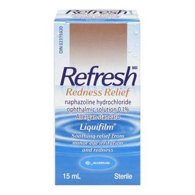 Refresh Redness Relief Lubricant Eye Drops - 15ml