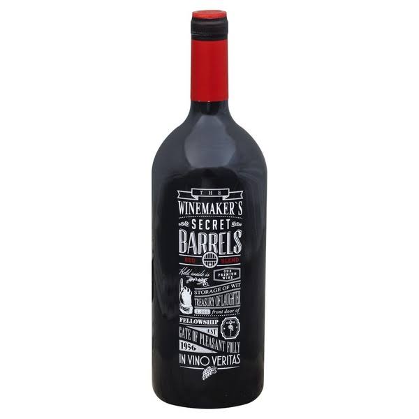 Winemakers Secret Barrels Wine, Red Blend - 750 ml