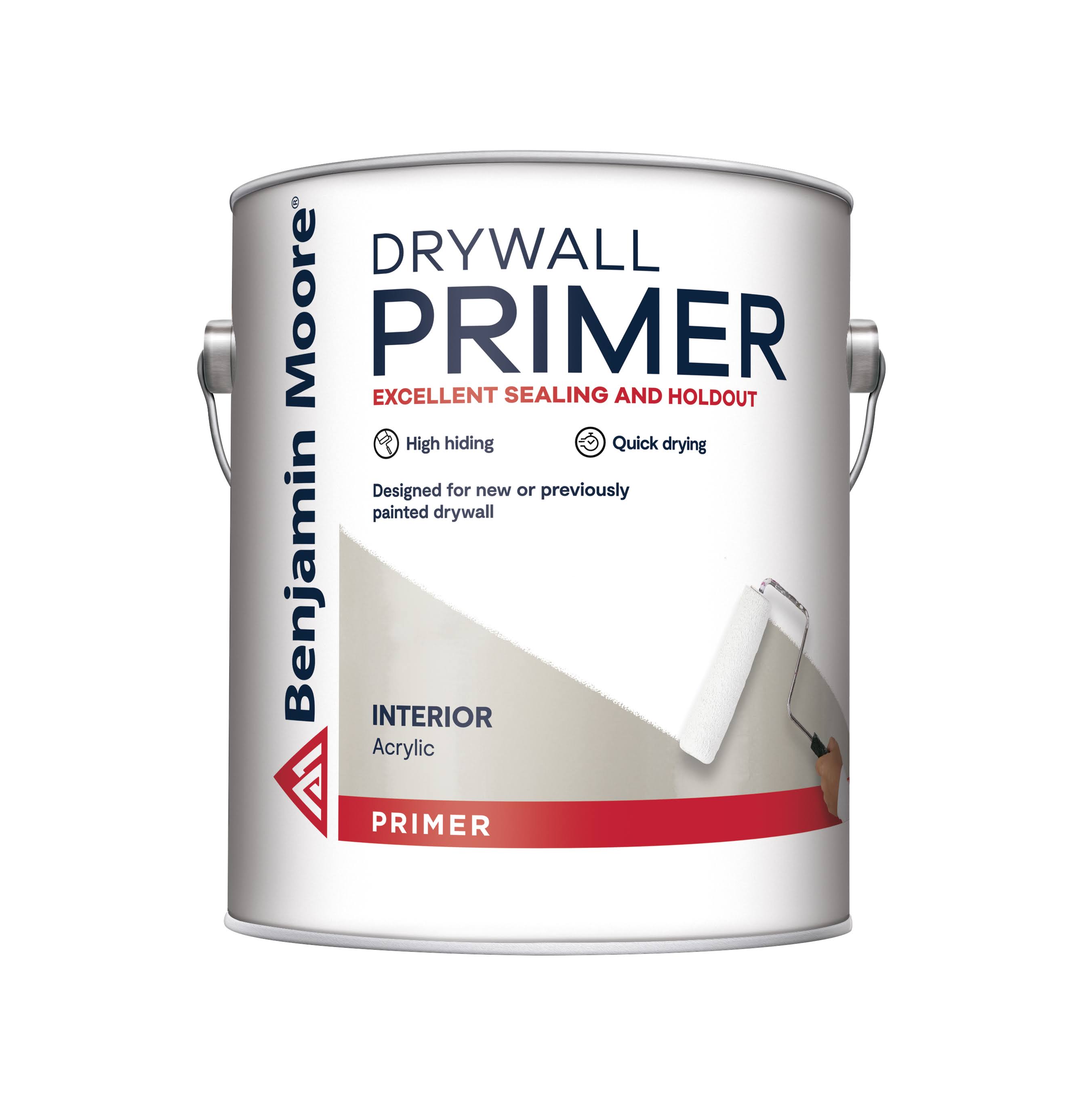 Benjamin Moore Acrylic Interior Drywall Primer, White, 1 gal.