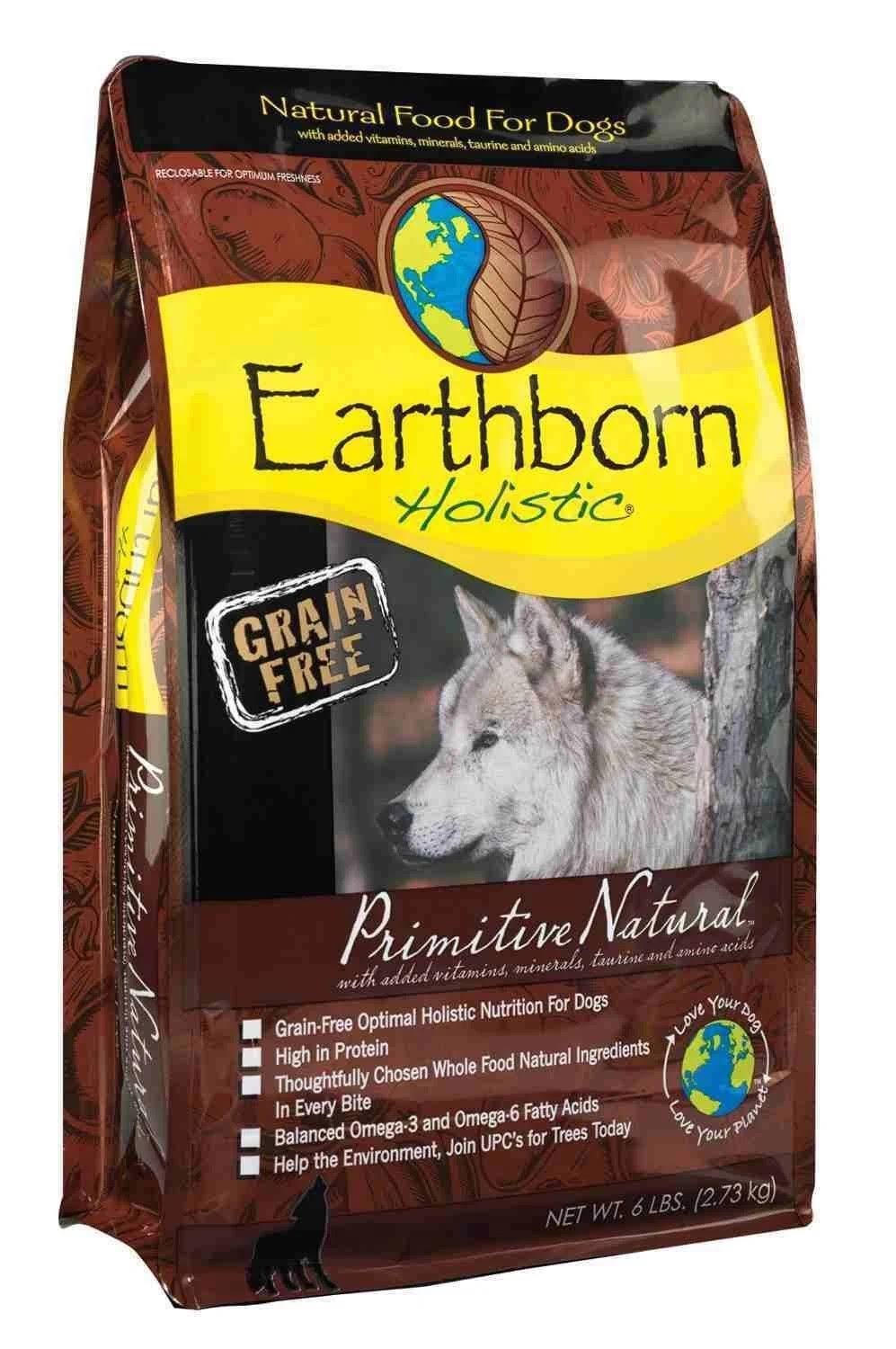 Earthborn Holistic Primitive Natural Grain Free Dry Dog Food 25-lb