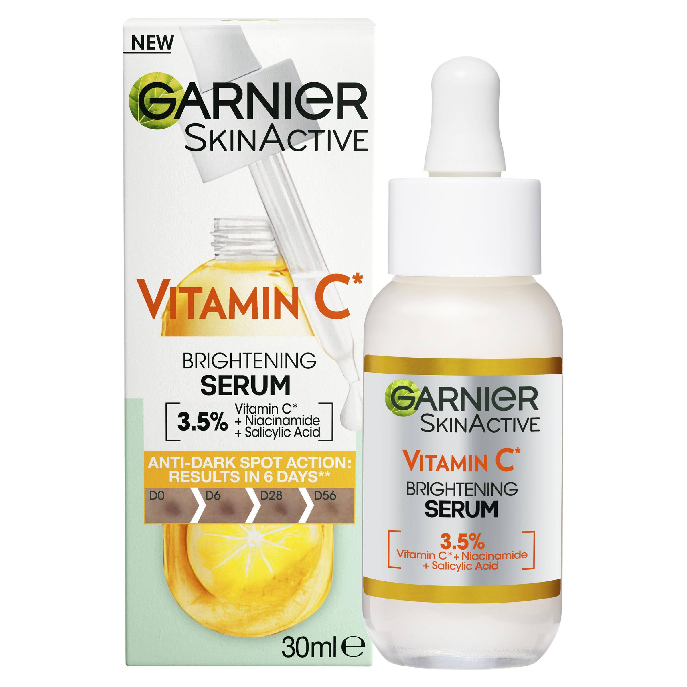Garnier Vitamin C Brightening Serum - Anti-Dark Spot Action - 30ml