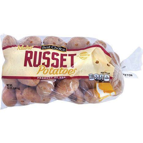 Best Choice Potato Russet - 10 Pound Bags - Green Hills Grocery - 5th Avenue - Delivered by Mercato