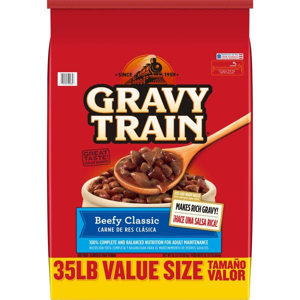 Delmonte Foods Gravy Train Dog Food - Beef