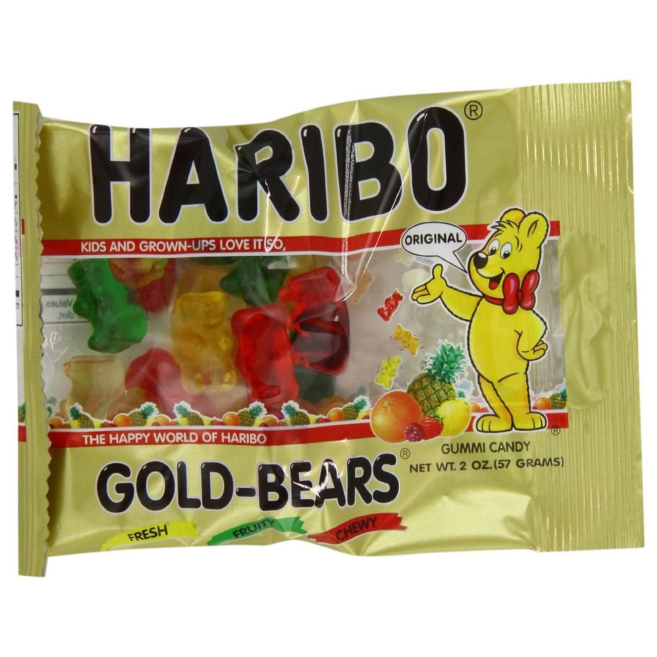 Haribo Gold Bears Gummi Candy - 2 oz bag