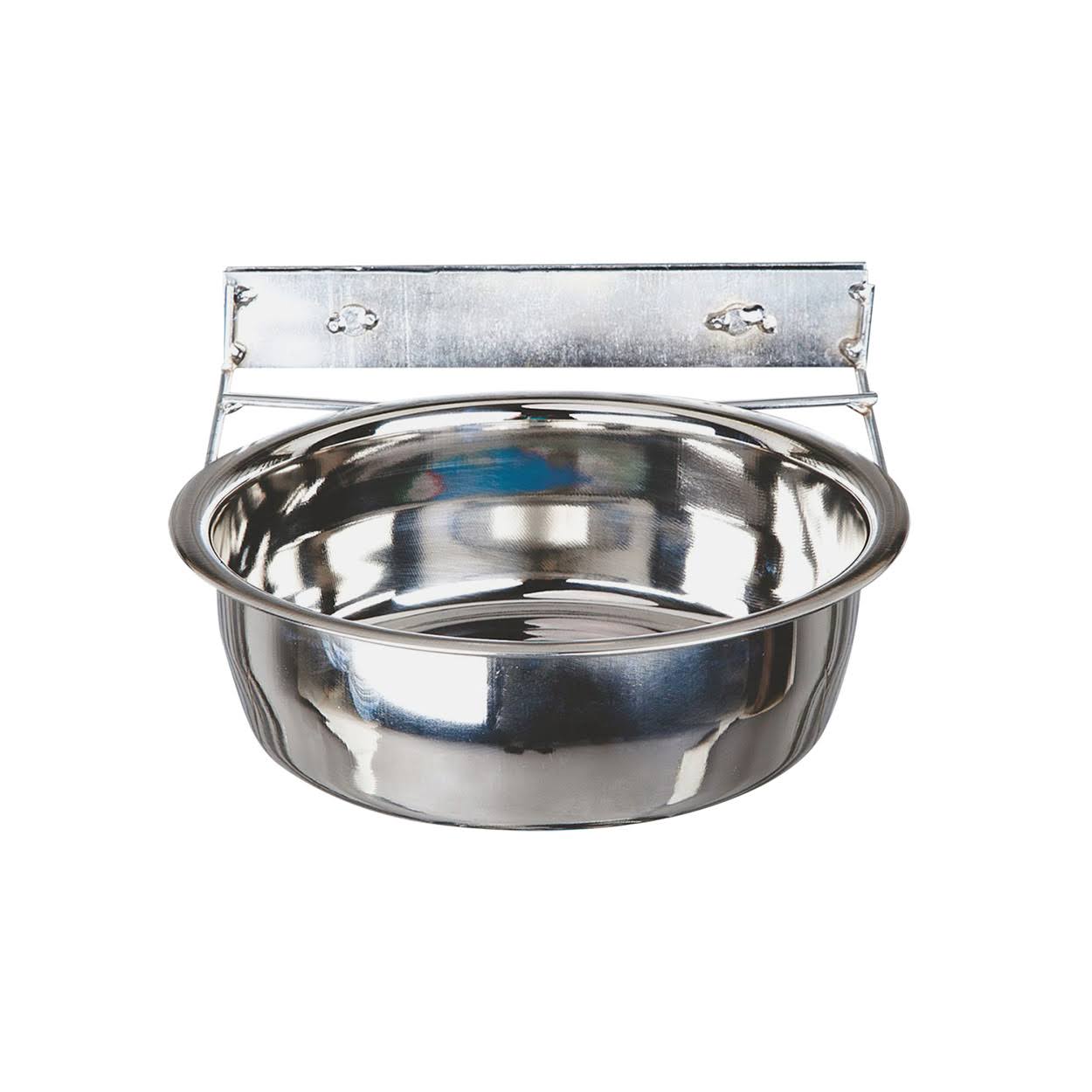 Advance Pet Products Coop Cups With Clamp - Stainless Steel