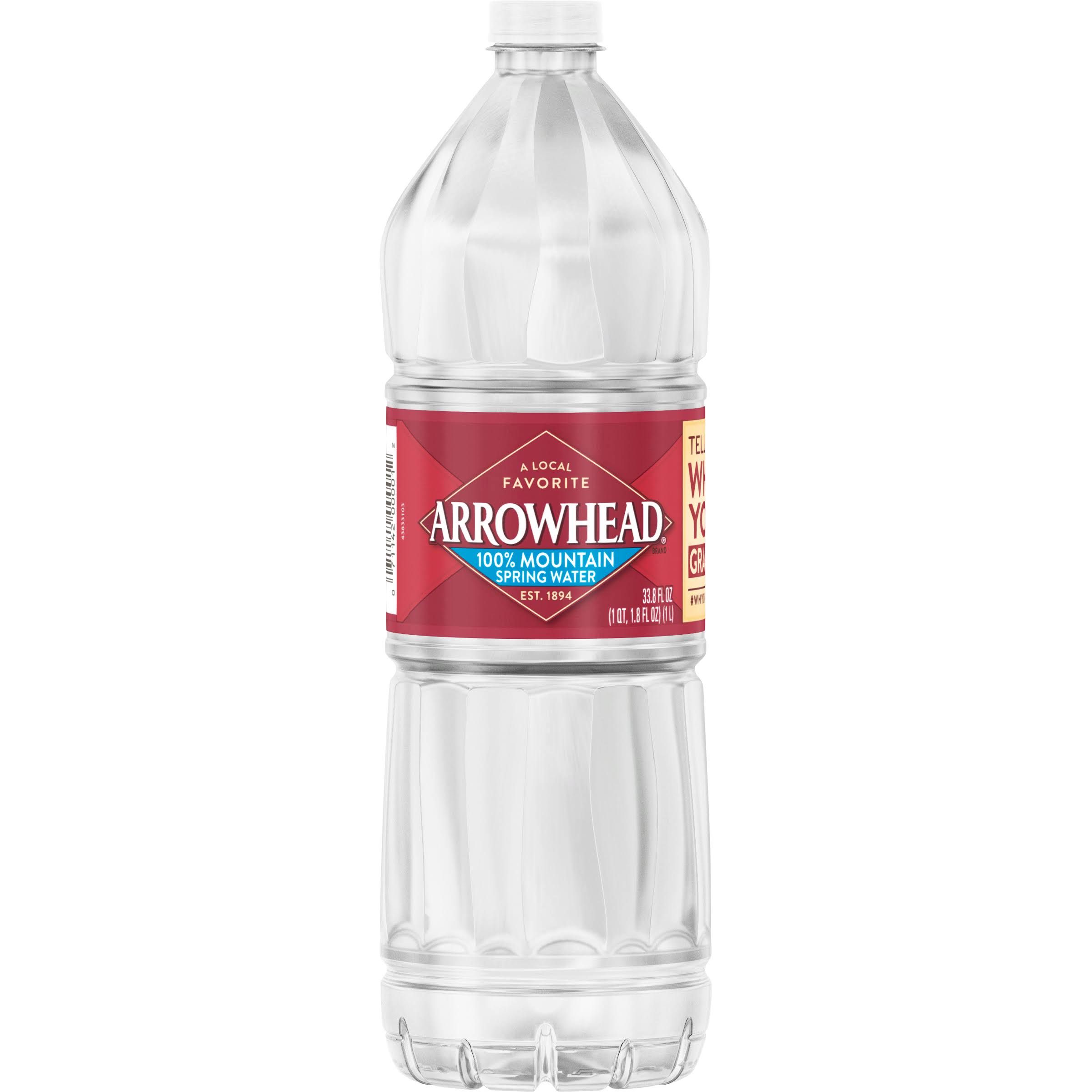 ArrowHead 100% Mountain Spring Water - 33.8oz