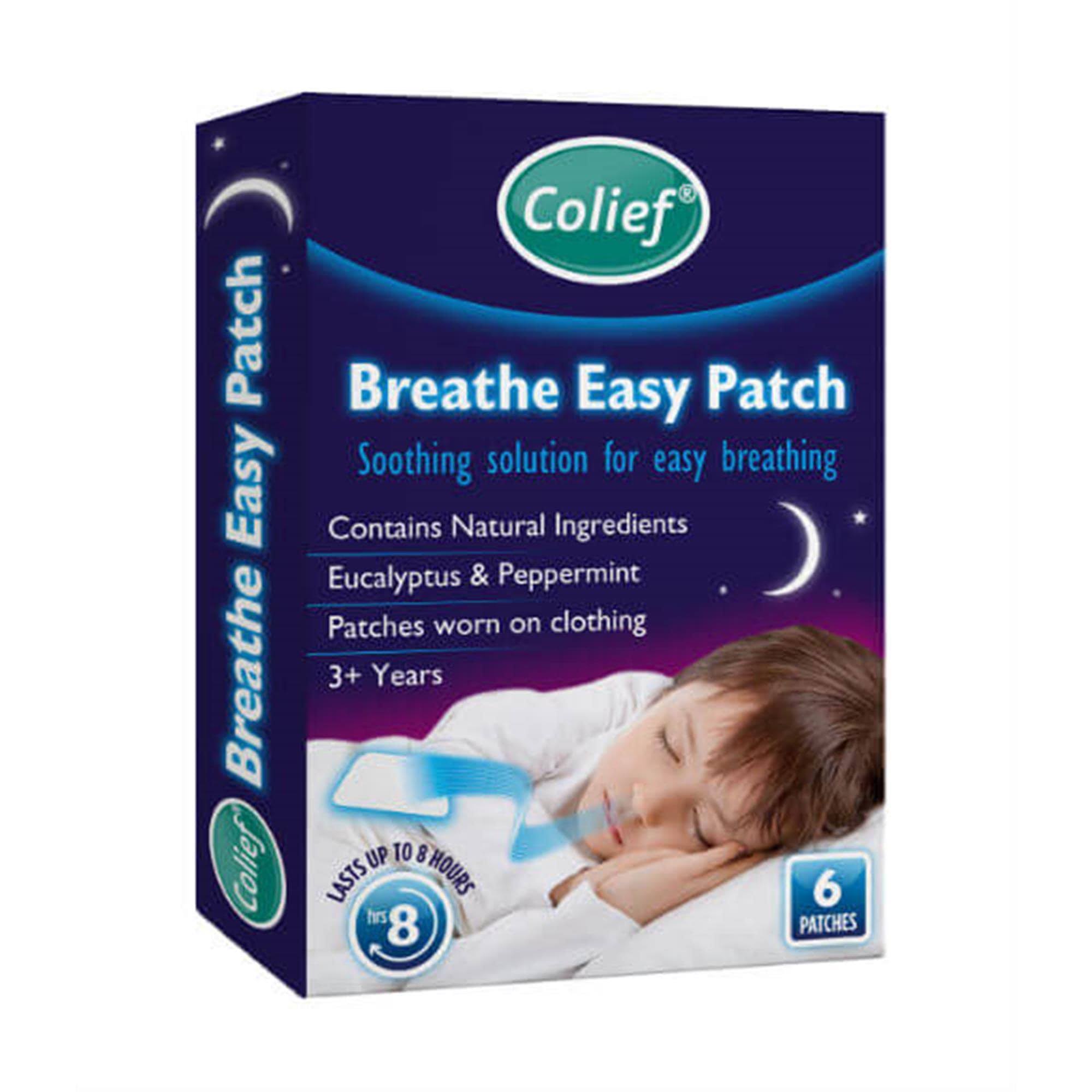Colief Breathe Easy Patch - 6ct