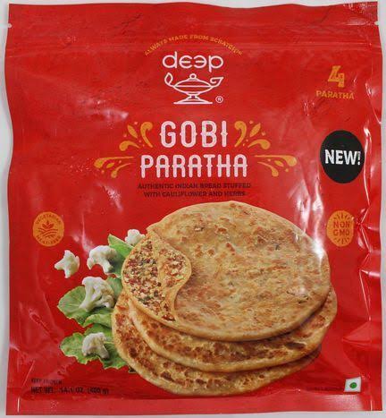 Deep FRZN Paratha Gobi (4pc) 12 oz (deep FOODS)