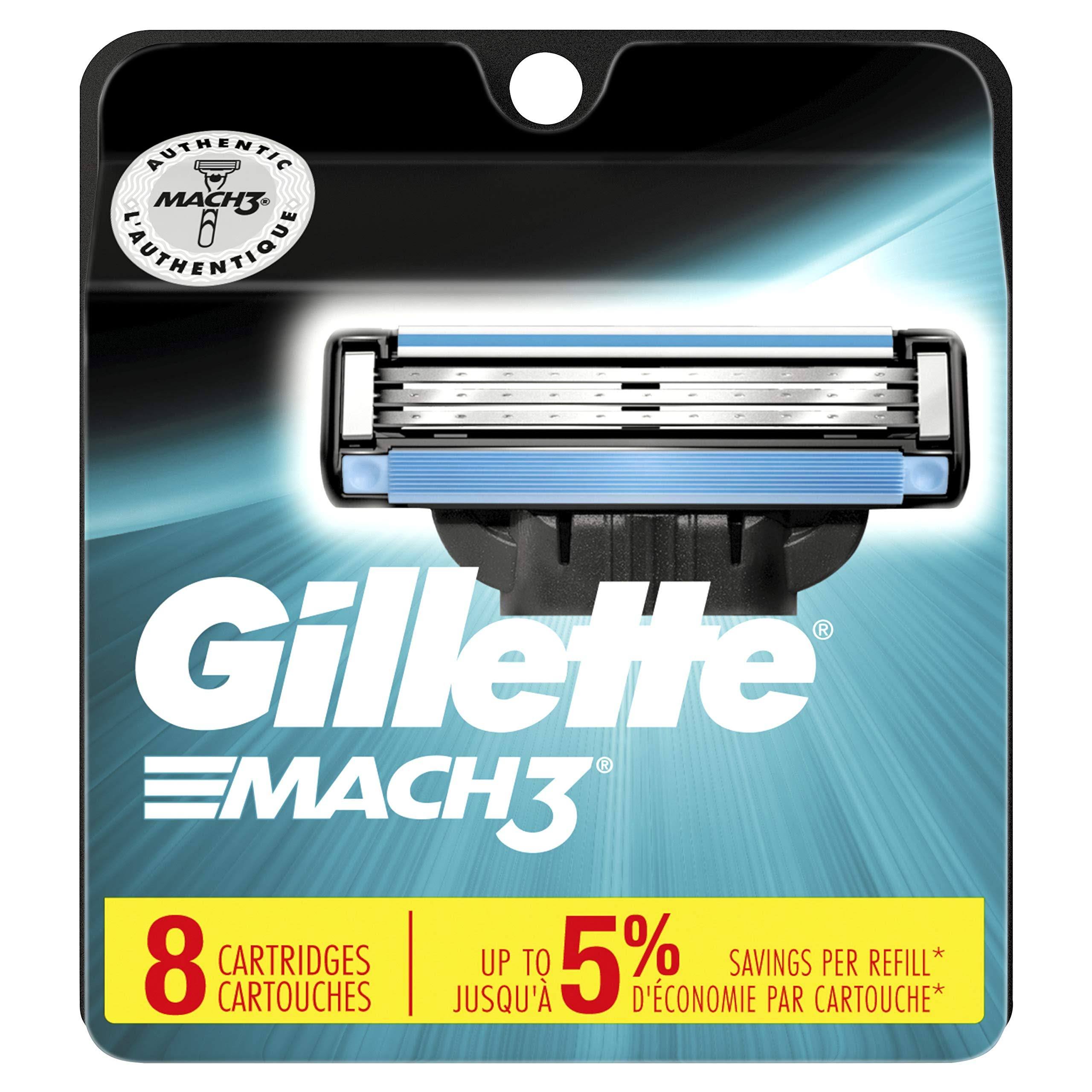 Gillette Mach 3 Razor Blade - 8 Cartridges
