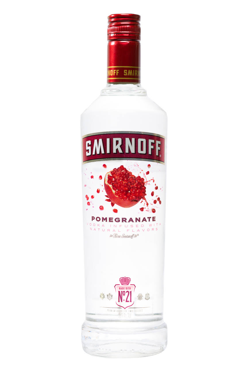 Smirnoff Vodka, Triple Distilled, Twist of Pomegranate - 750 ml