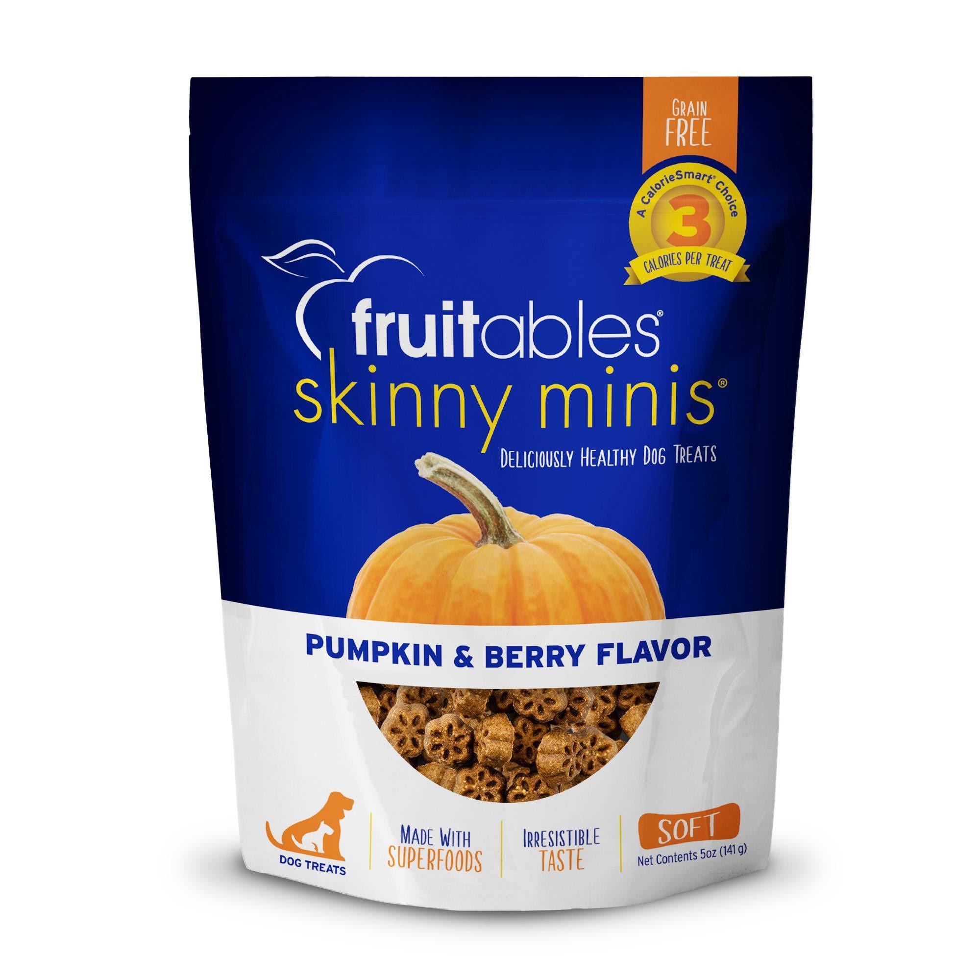 FruitablesSkinny Minis Dog Treats - Pumpkin and Berry