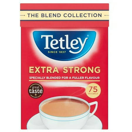 Tetley Extra Strong Tea 75 Bags - 237 GM (8.36 oz)