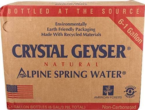 Crystal Geyser Cgw12514ct Alpine Spring Water - 1 Gallon, 6pk