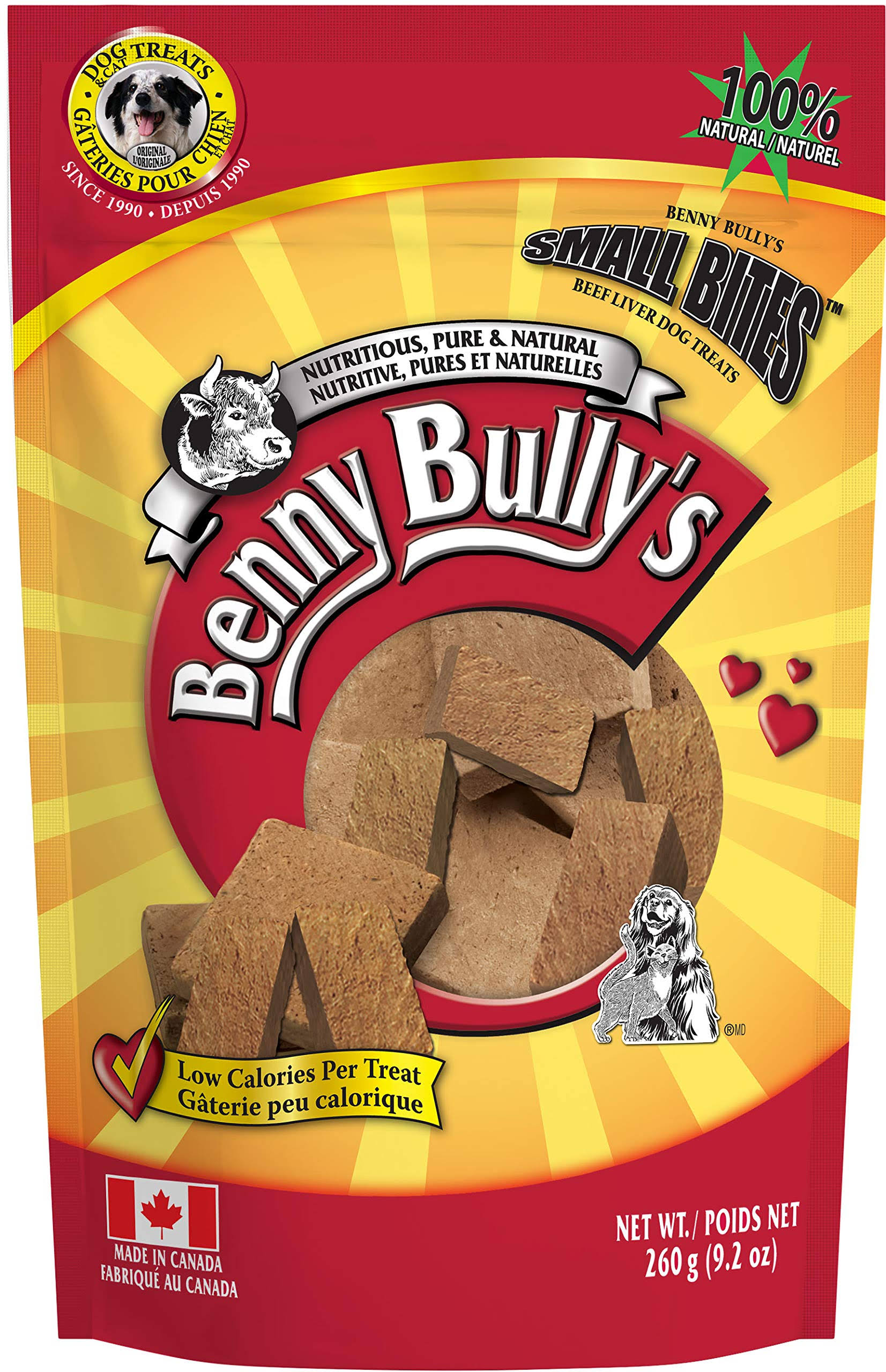 Benny Bully's Small Bites Beef Liver Dog Treats