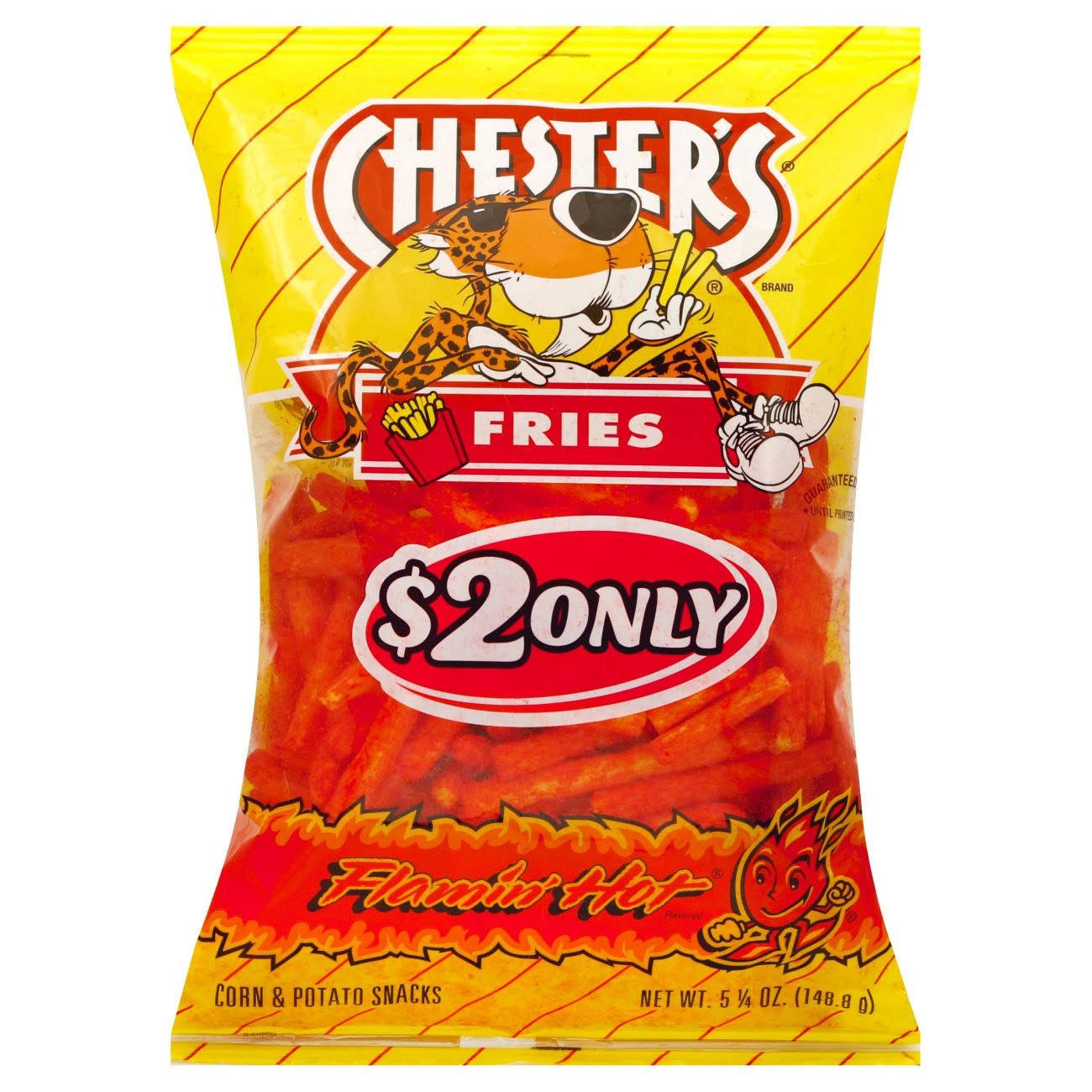Chester's - Flamin' Hot Fries Corn Snacks, 5.25 oz.