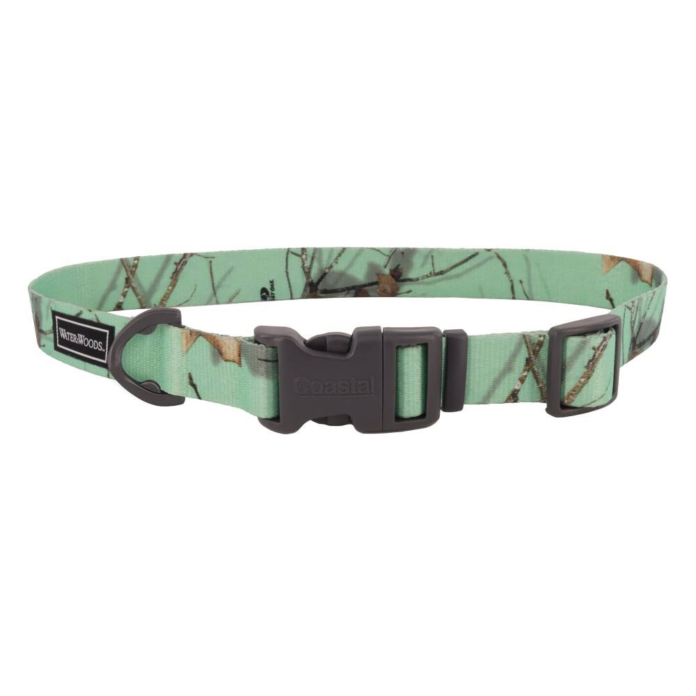 Water & Woods Pet Collar - Green Camo