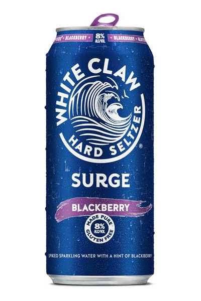 White Claw Beer, Hard Seltzer, Blackberry, Surge - 1 pt